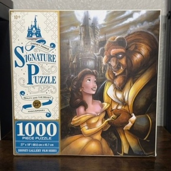 Disney Parks Other - Disney Parks Signature Puzzle Beauty and the Beast 1000 Piece 25th Anniversary